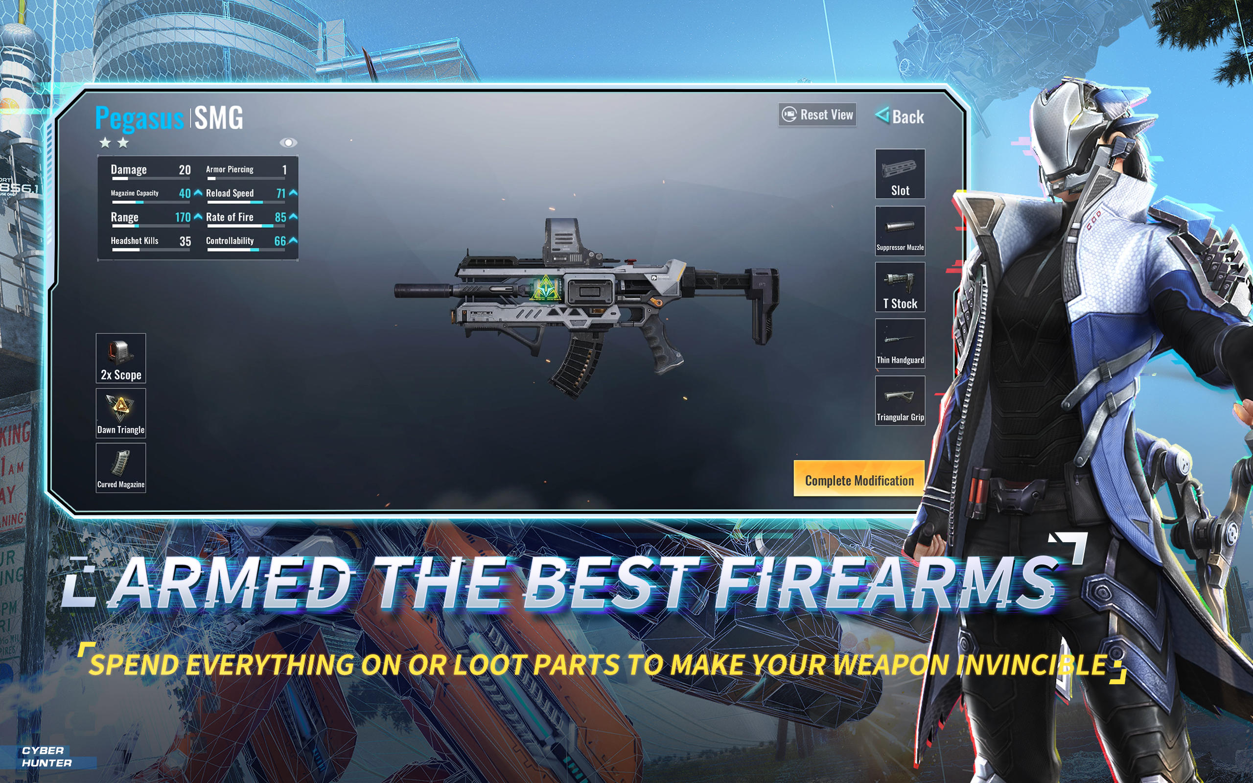 Cyber Hunter Game Screenshot