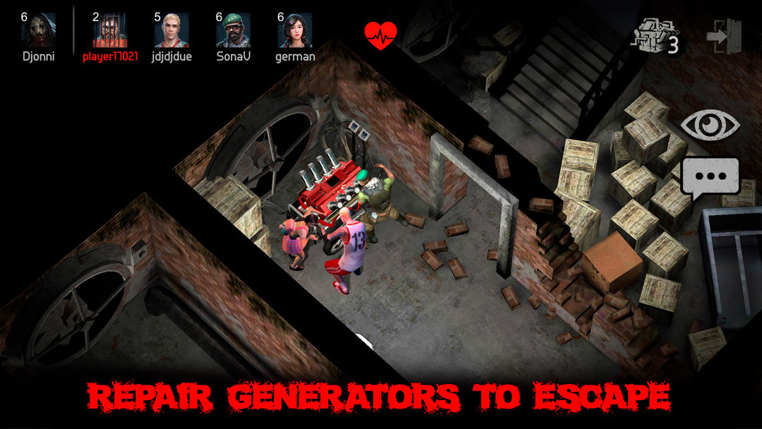 Screenshot of Horrorfield Multiplayer horror