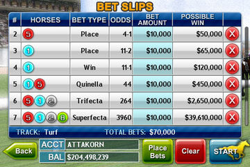 Virtual Horse Racing 3D Game Screenshot