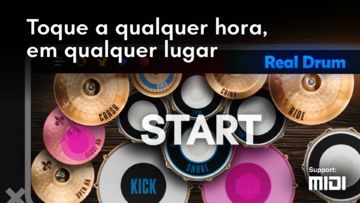 Captura de Tela do Jogo Real Drum: bateria eletrônica