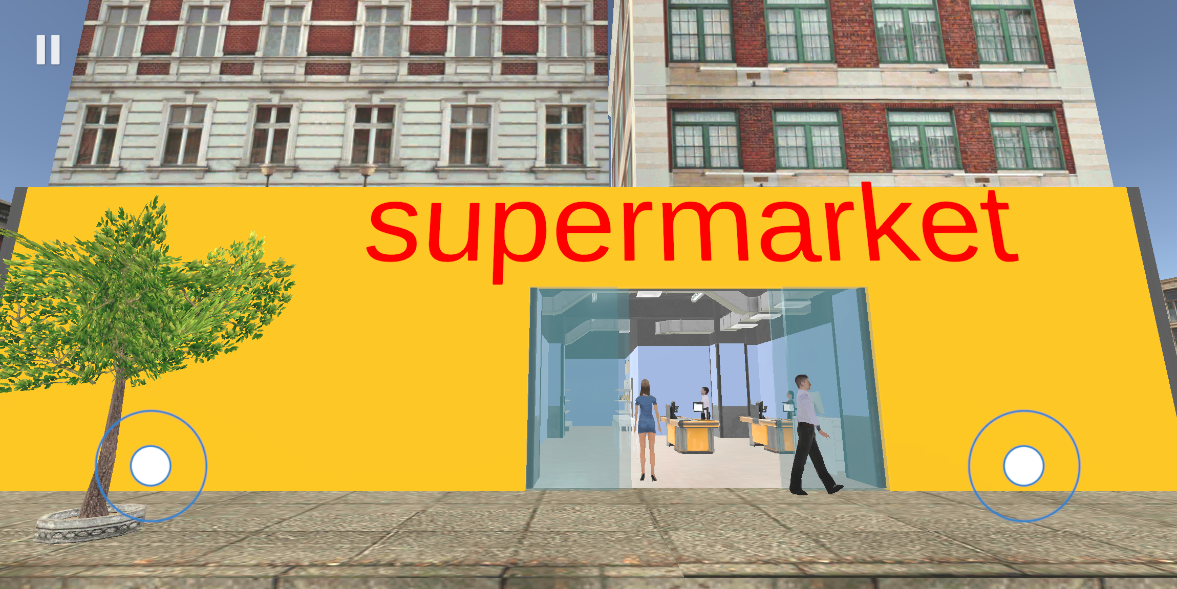 Screenshot of Supermarket Sim 3D