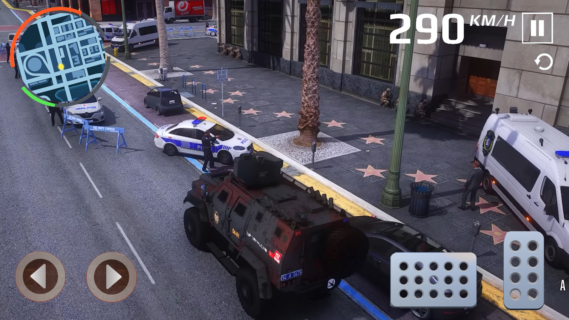 Screenshot 1 of Gioco di auto militari con auto della polizia 0.0.1