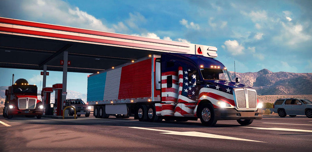 Banner of American Truck Simulator Games 1.0