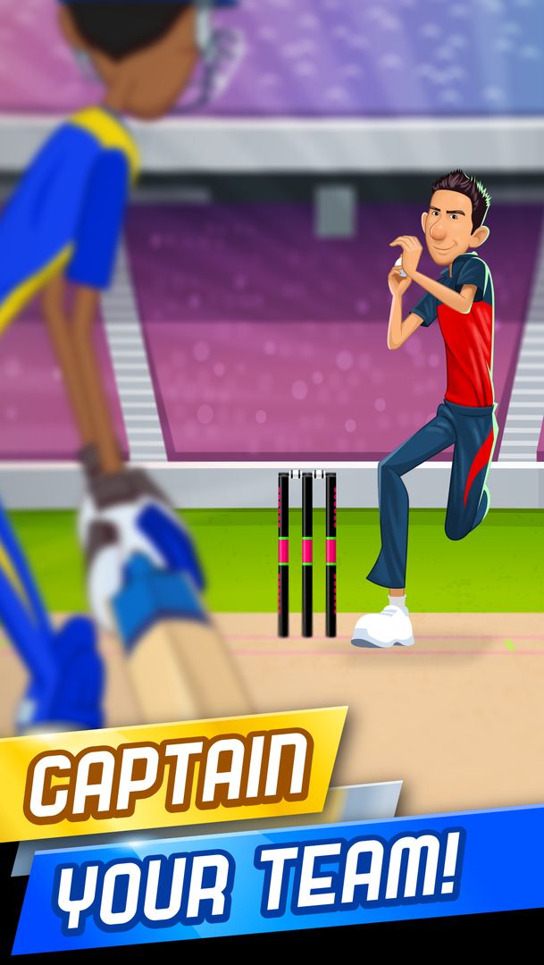 Screenshot of Stick Cricket Super League