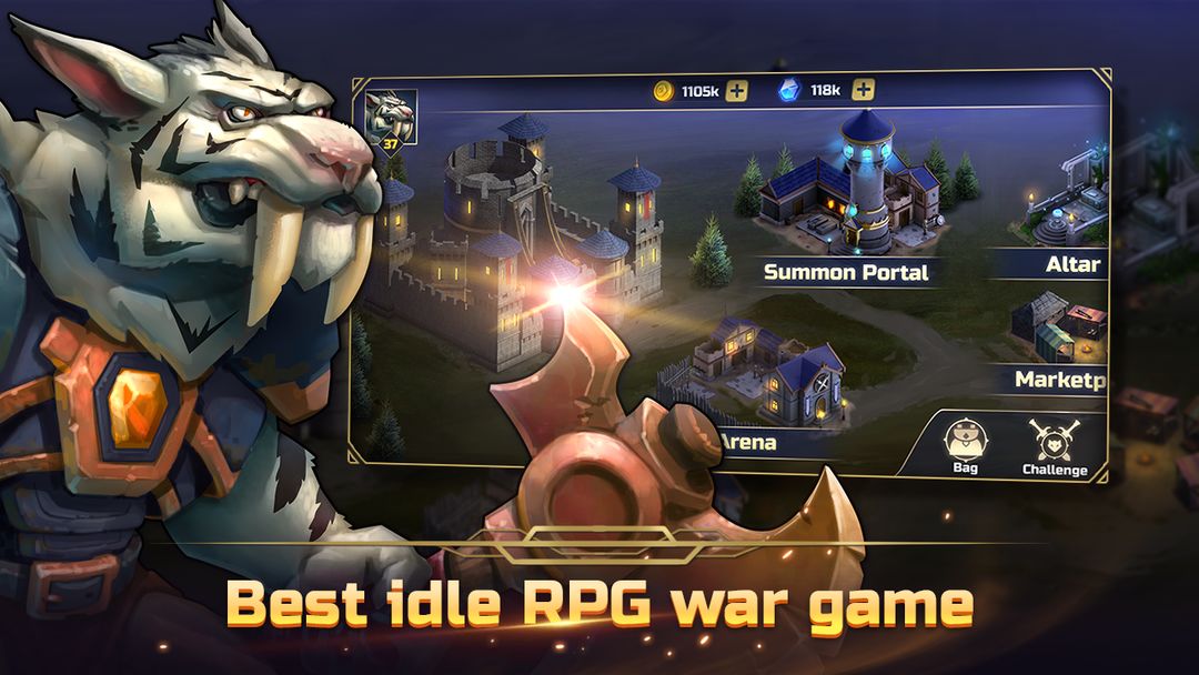 Screenshot of War Of War Of Champions Idle RPG