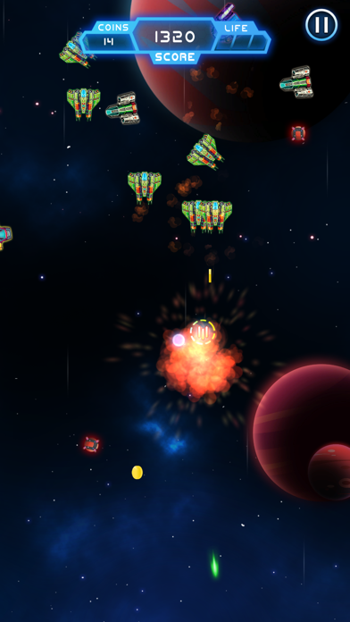 Starbase Defender War ภาพหน้าจอเกม