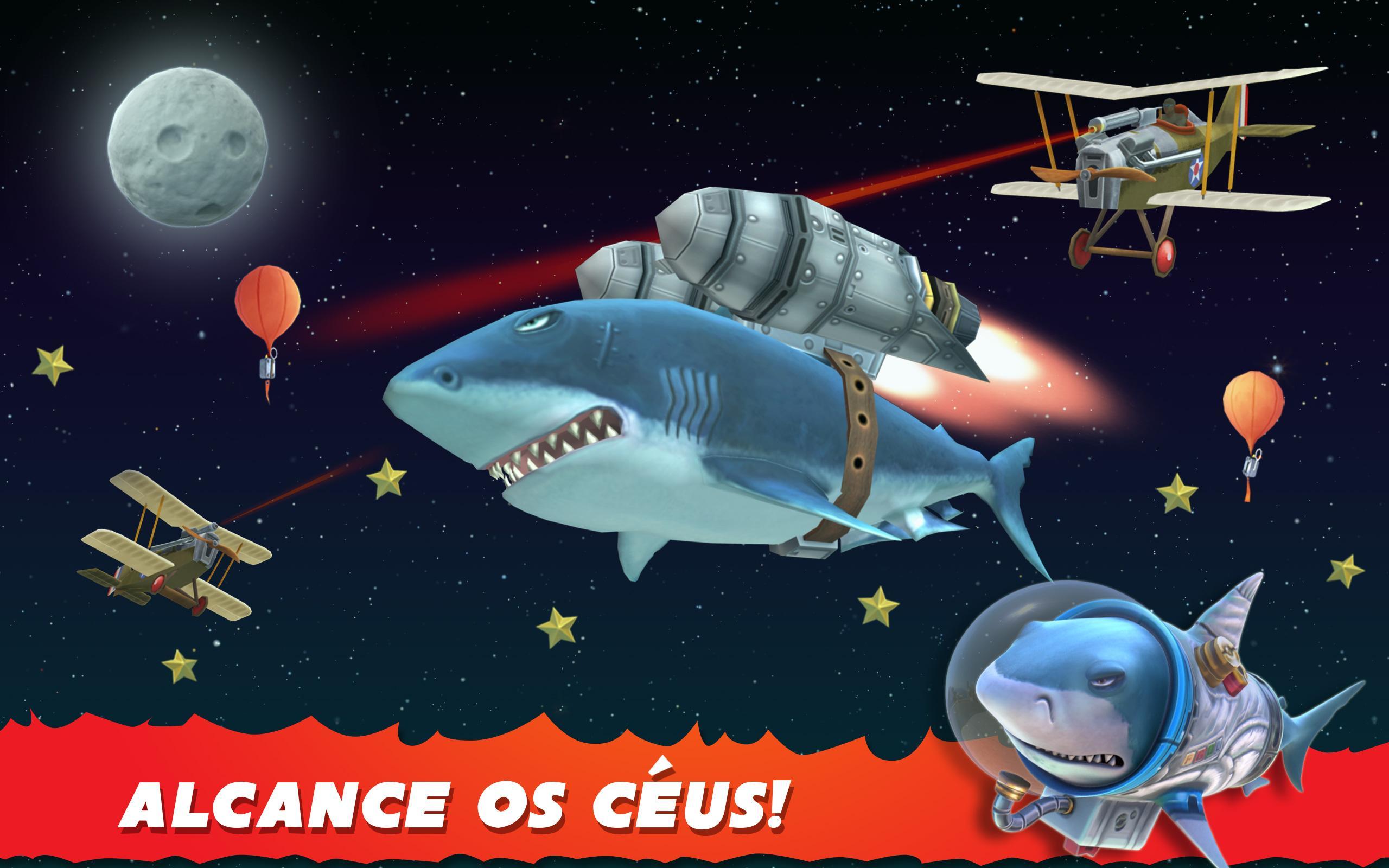 Captura de Tela do Jogo Hungry Shark Evolution: Ataque