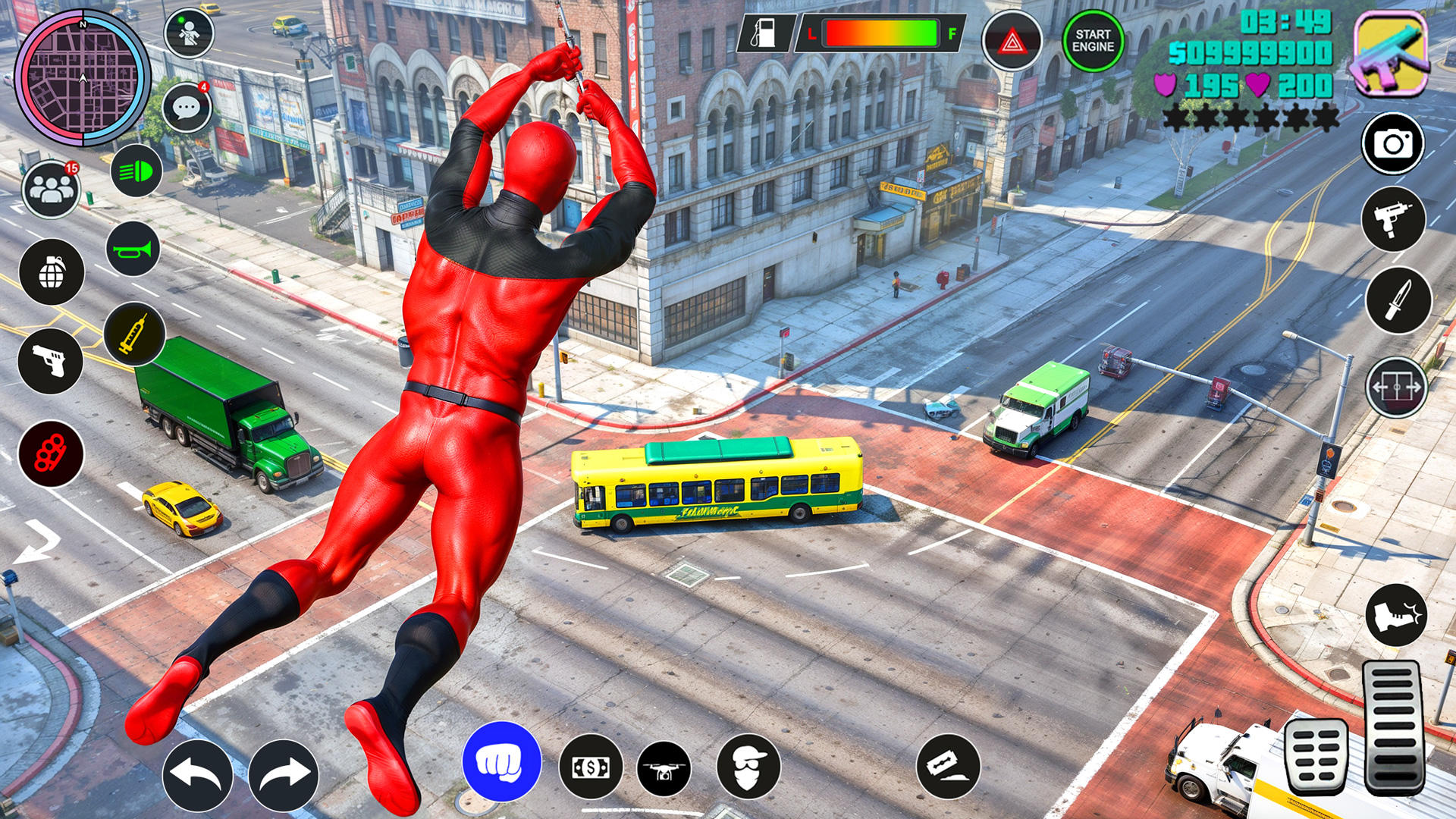 Superhero Game Crime War Clash Game Screenshot