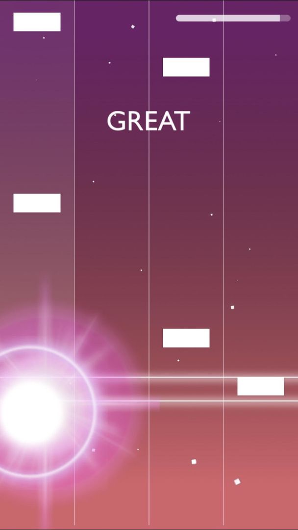 Screenshot of MELOBEAT - Awesome Piano & MP3 Rhythm Game