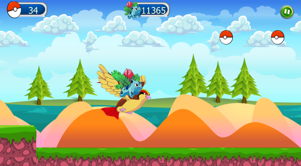 super Ivysaur adventure Game Screenshot