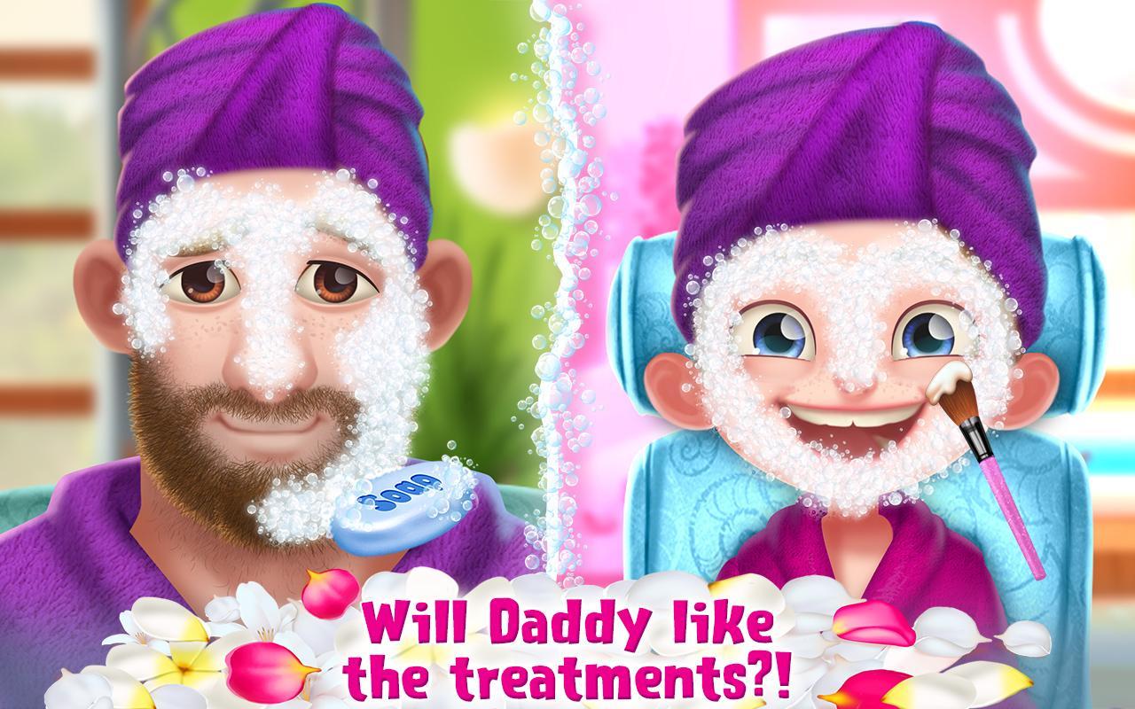 Crazy Spa Day with Daddy Game Screenshot