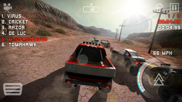 Screenshot of Uber Racer 3D - Sandstorm