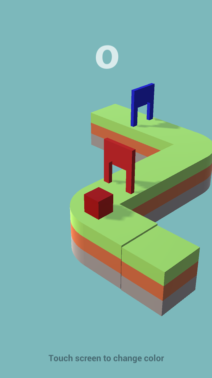 Captura de Tela do Jogo 立方穿越