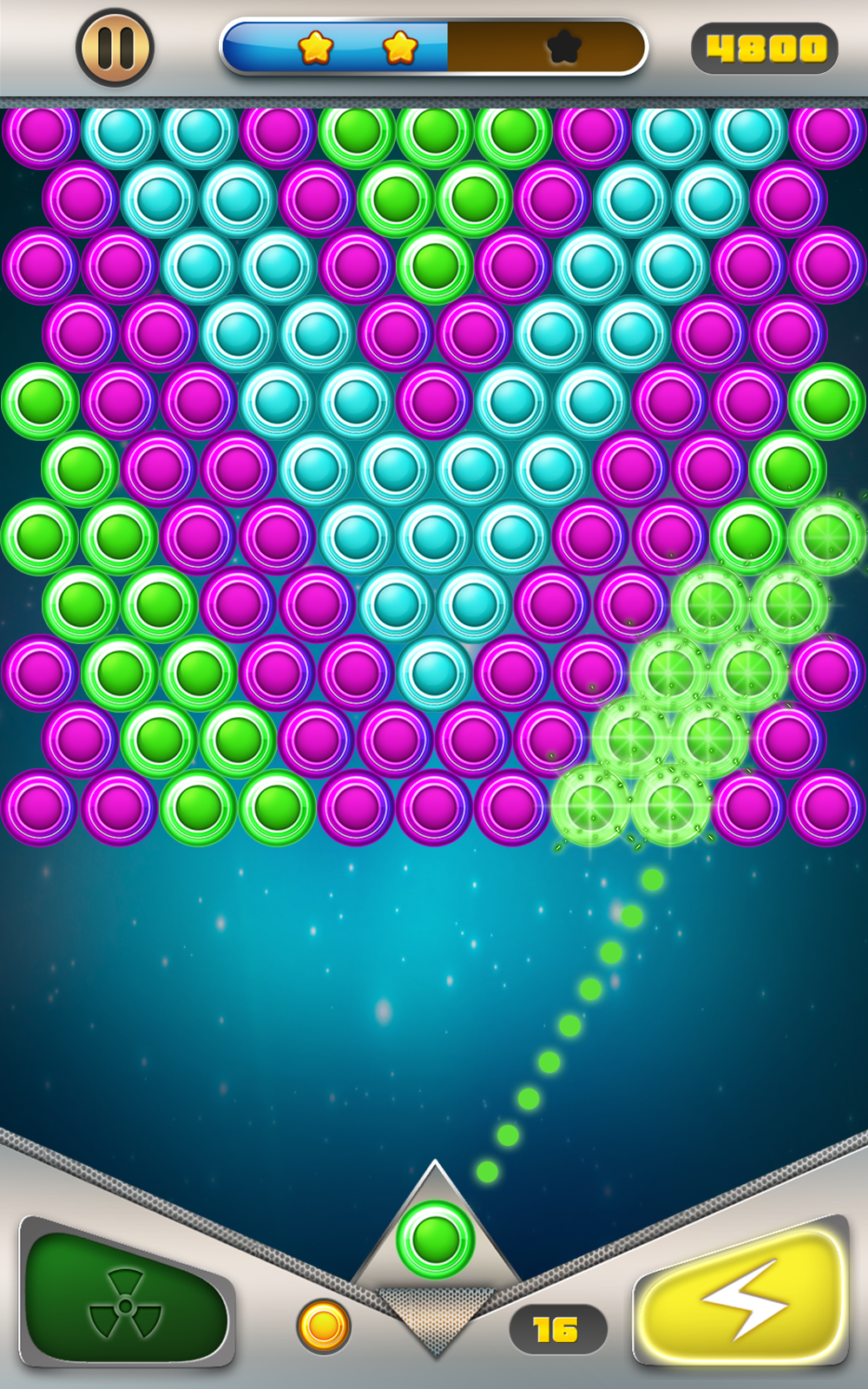 Battle Bubble Pop Game Screenshot