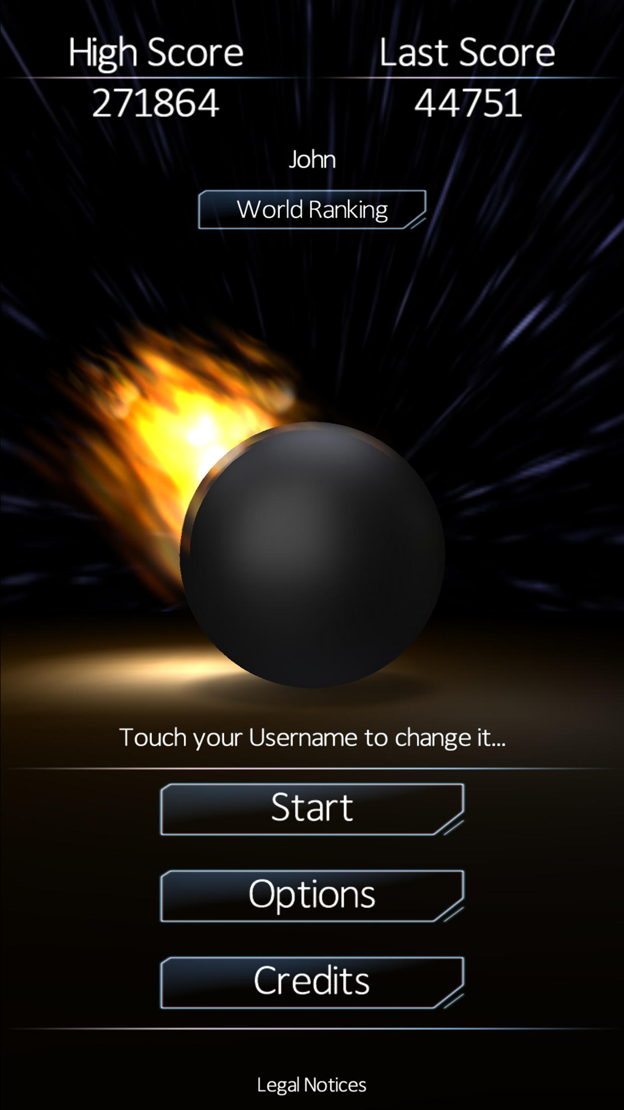 XTrem Ball Game Screenshot