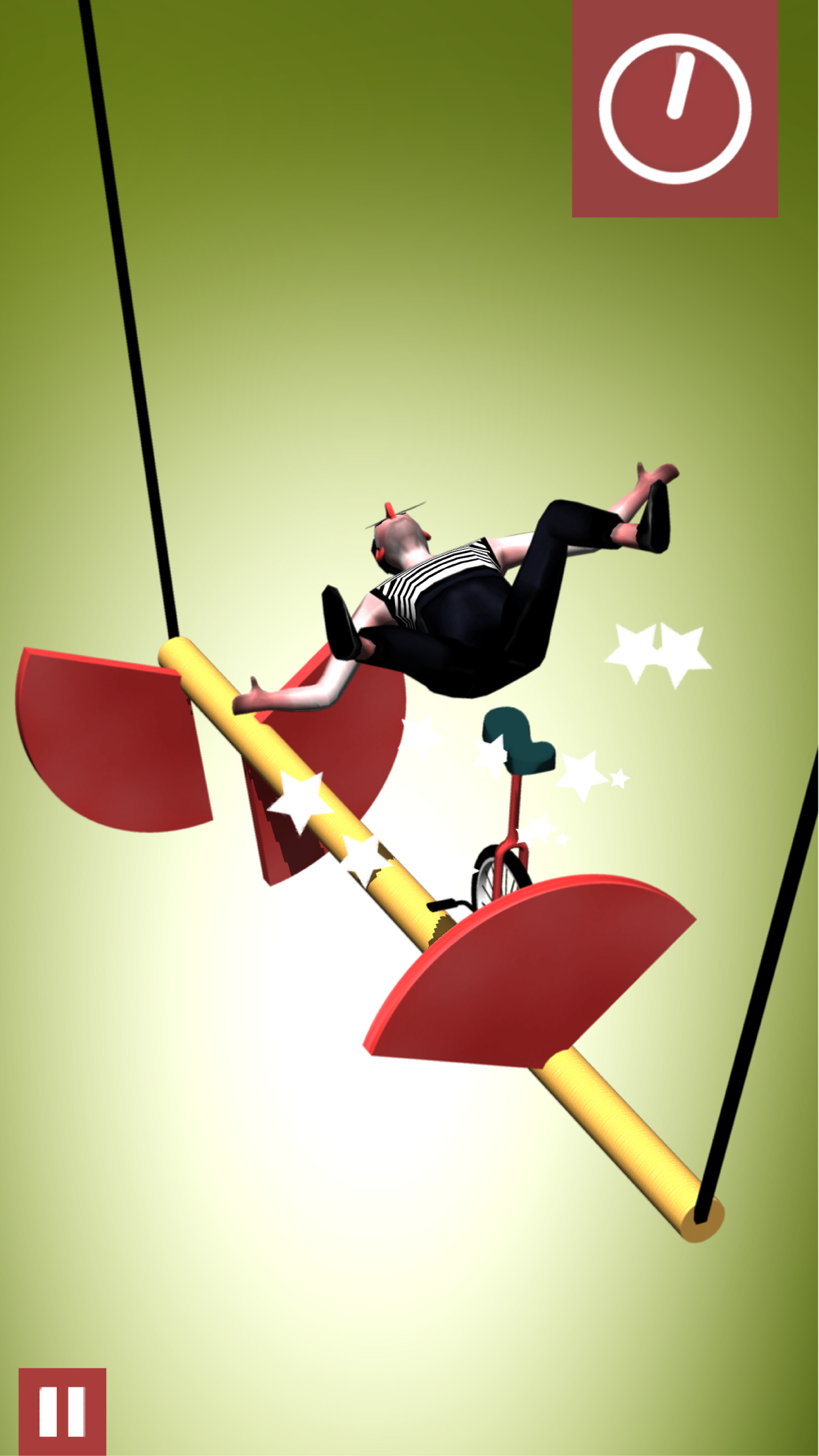Bamba: an unicycle circus adve Game Screenshot