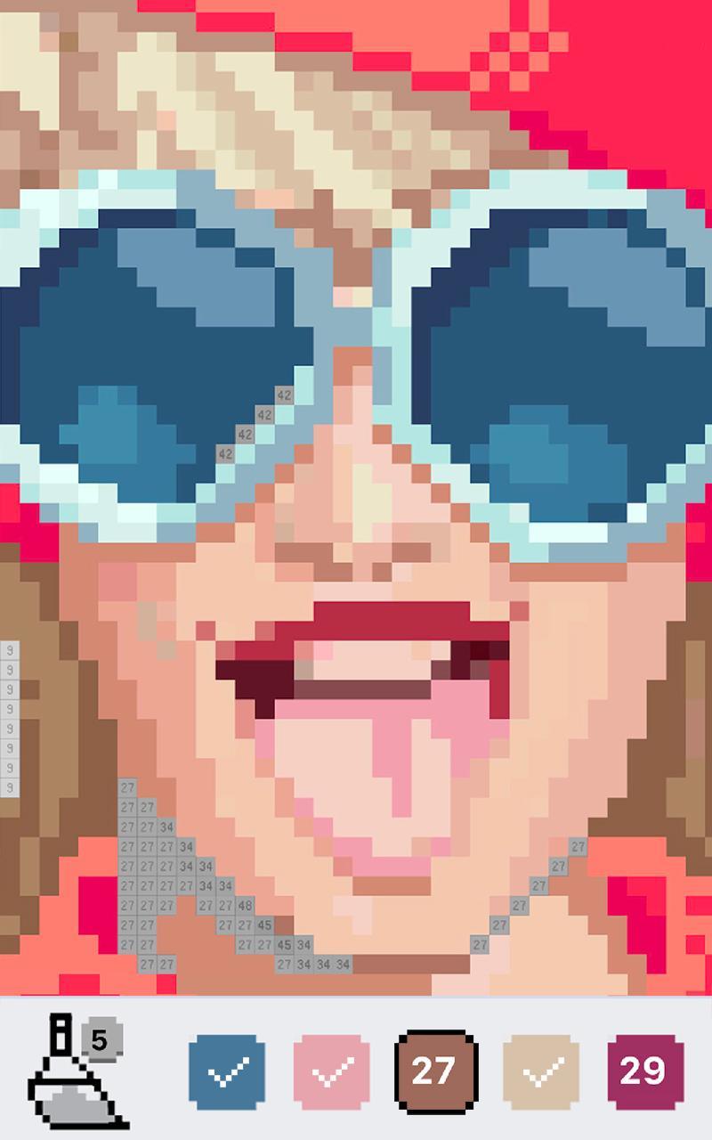 Number Drawing - Coloring Book Game Screenshot