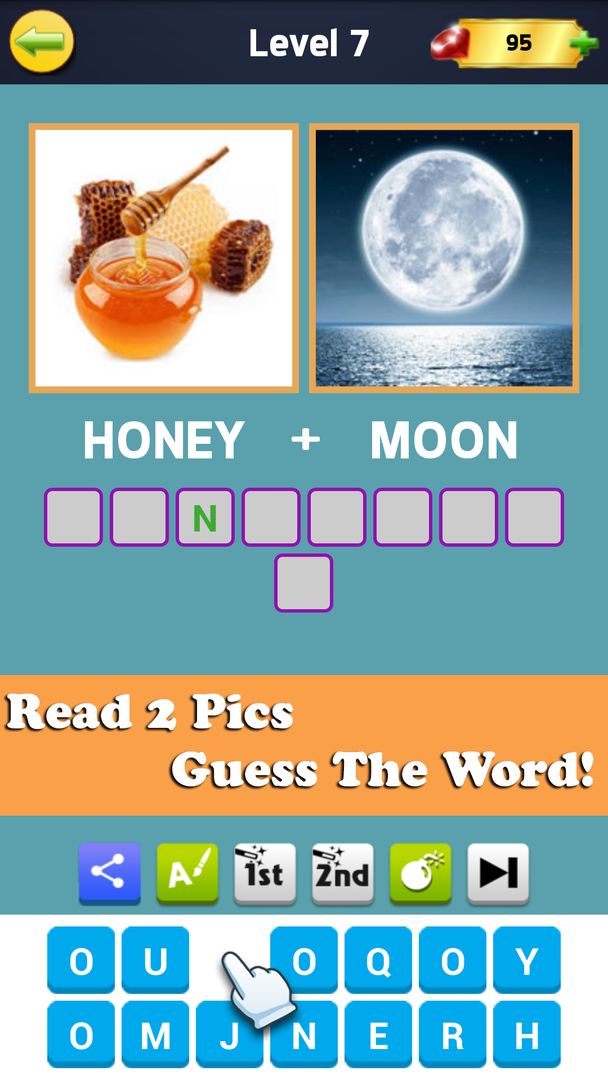 2 Pics 1 Word - 2 Pics Quiz - Fun Word Guessing ภาพหน้าจอเกม