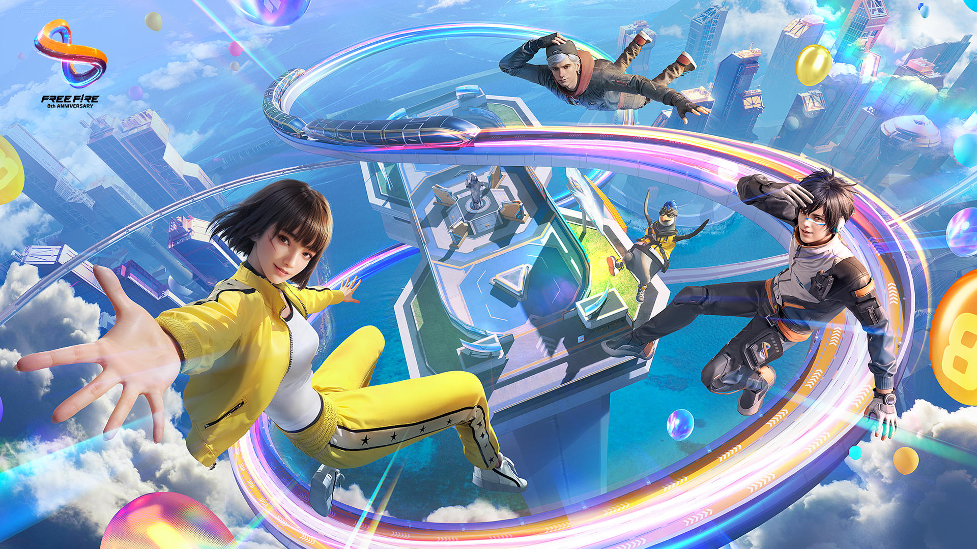 Banner of Free Fire: 8th Anniversary! 