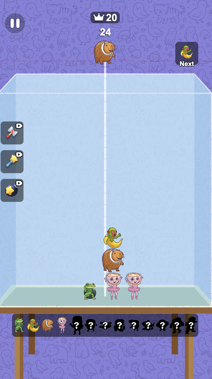 Animal Crush Game Screenshot