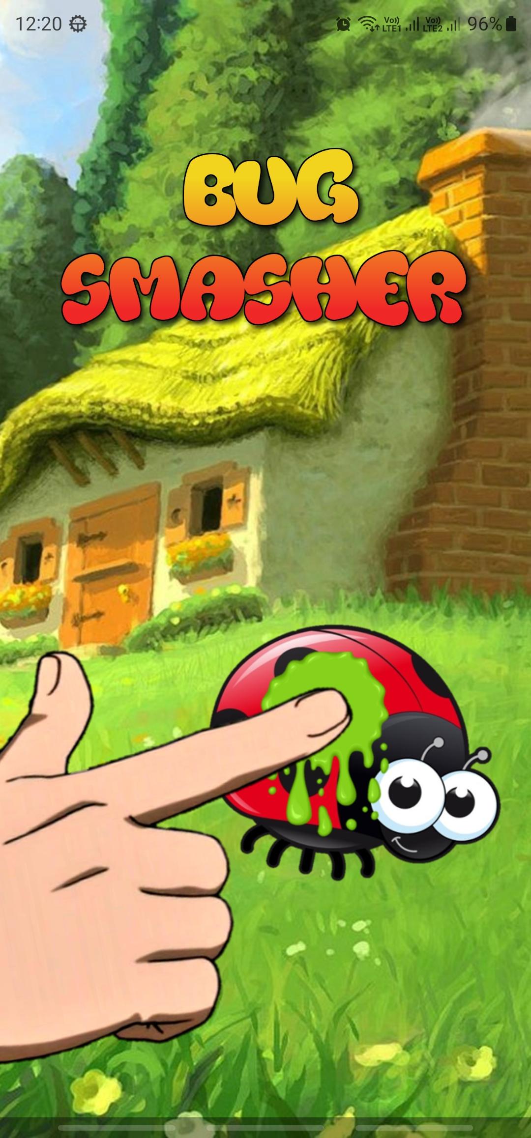 Screenshot of Bug Smasher Game