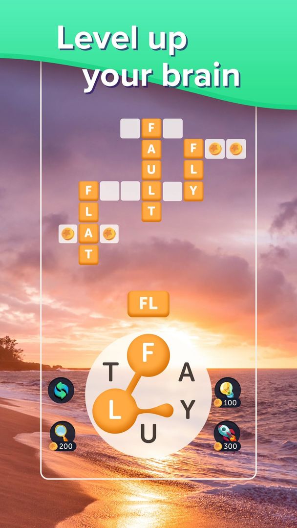 Screenshot of Puzzlescapes Word Search Games