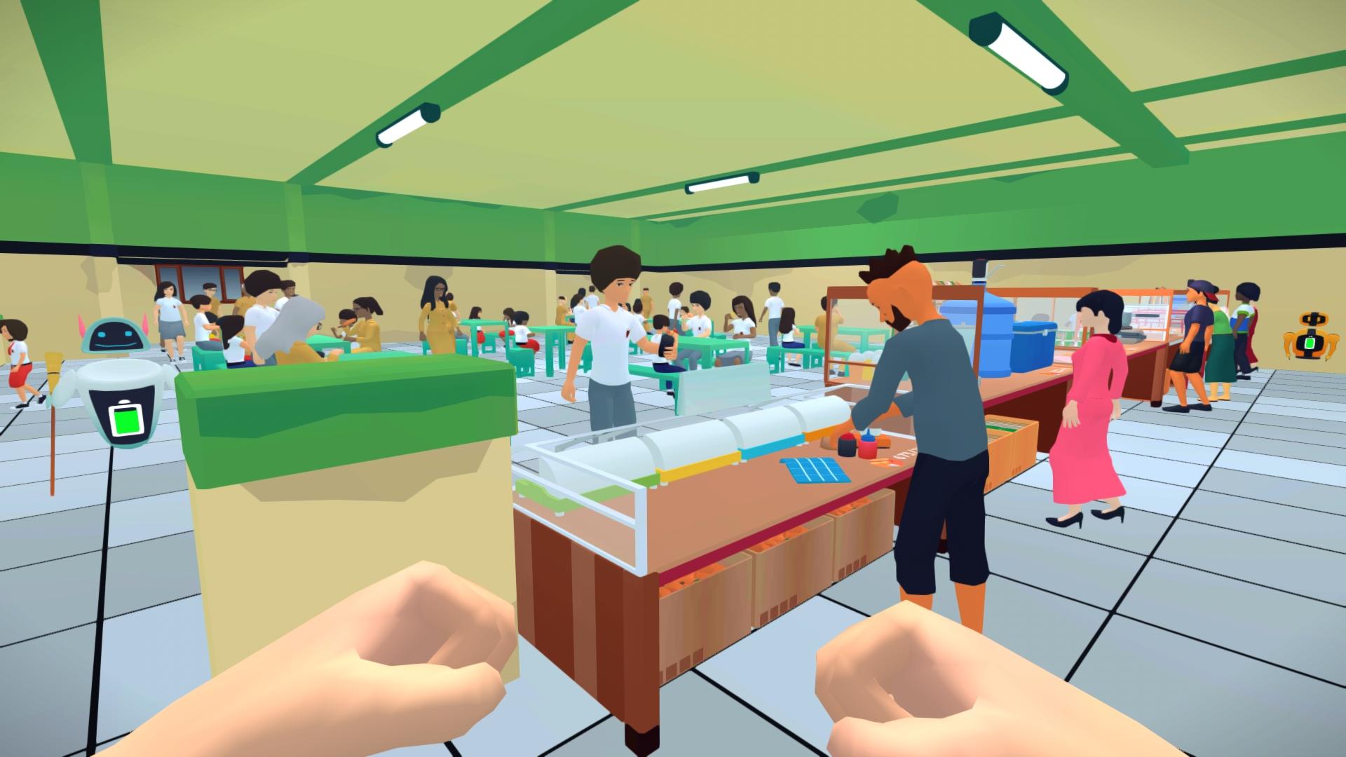 School Cafeteria Simulator ภาพหน้าจอเกม