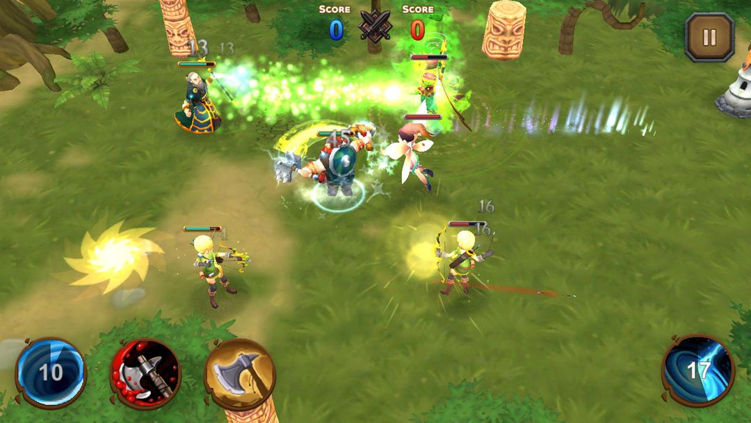 Screenshot of Dungeon and League