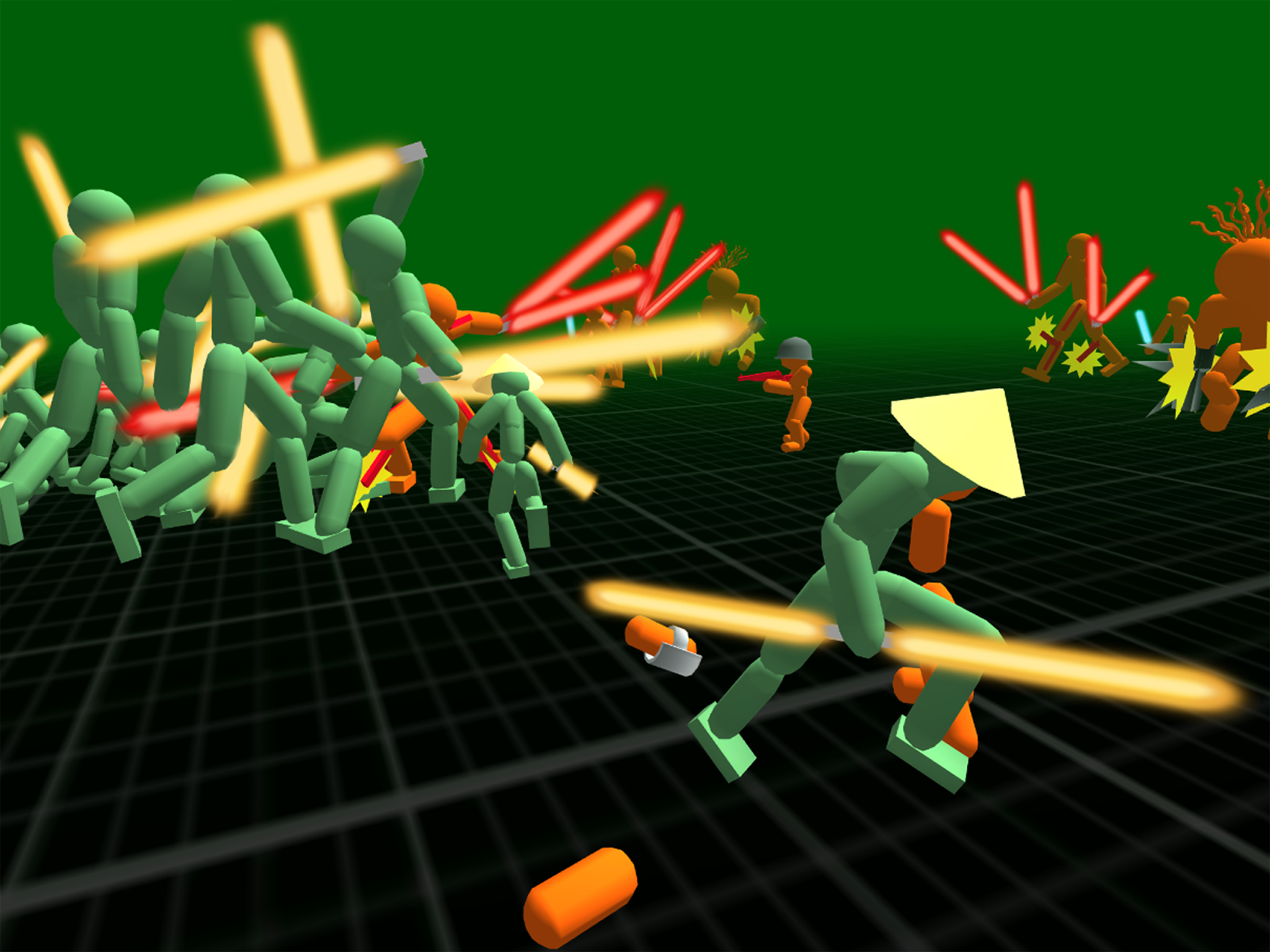 Скриншот игры Stickman Simulator Neon Battle