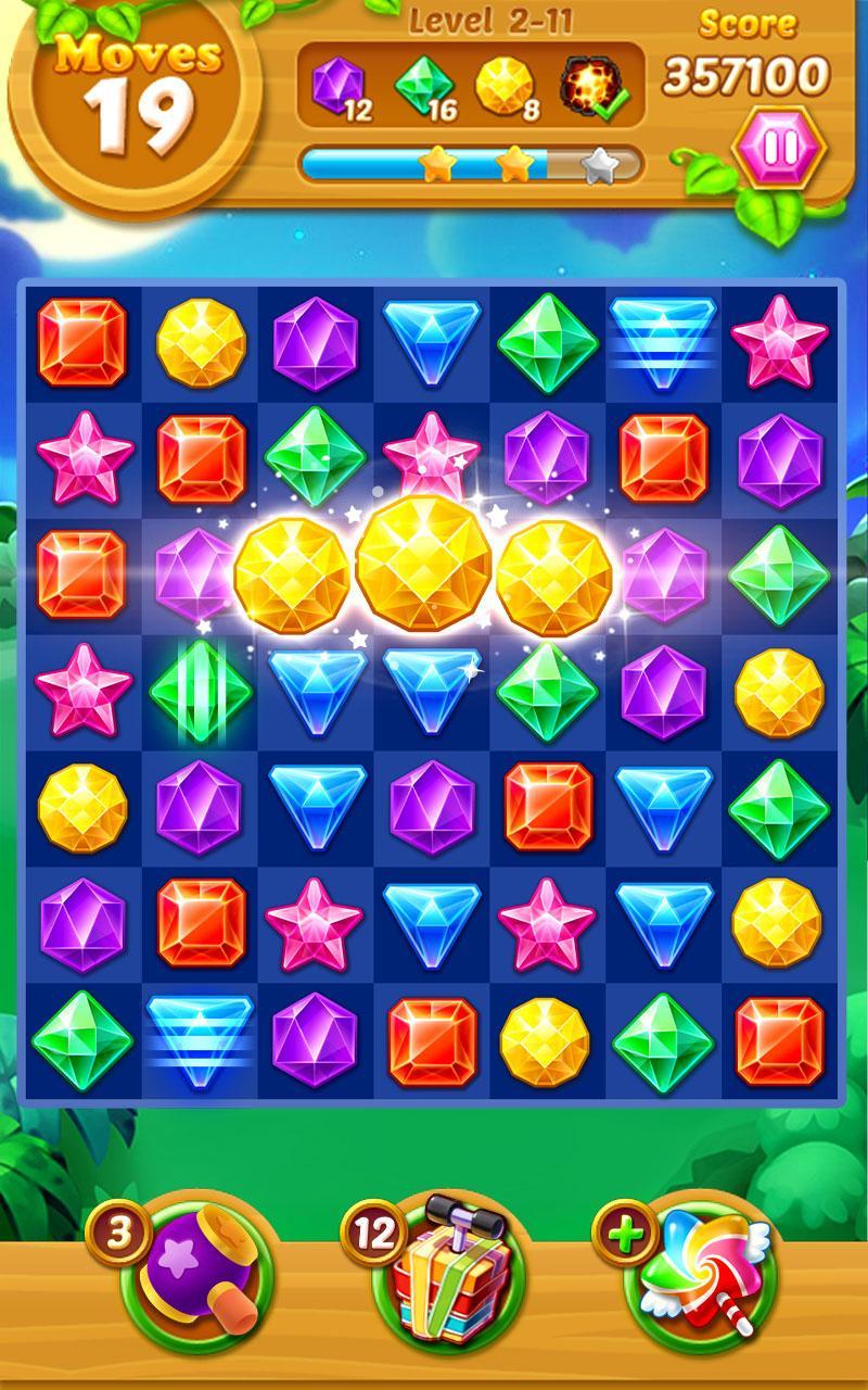 Jewels Track - Match 3 Puzzle Game Screenshot