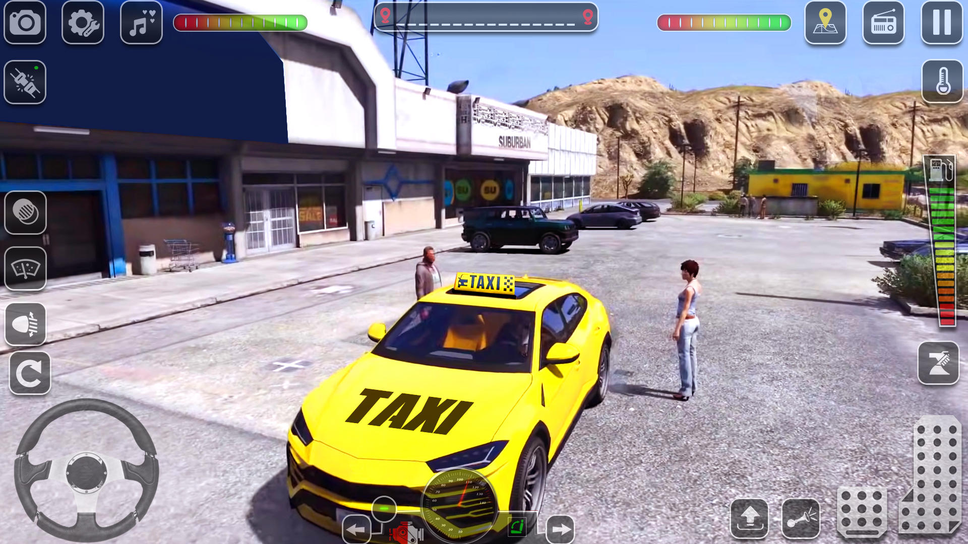 Screenshot 1 of เกมแท็กซี่ในสหรัฐอเมริกา: เกมแท็กซี่ 2022 0.1