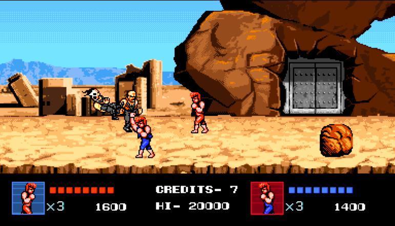 Cuplikan Layar Game Double Dragon 4