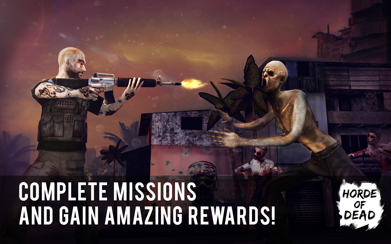 Horde of Dead: Zombie Plague ゲームのスクリーンショット