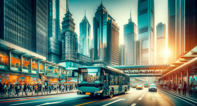 Bus Simulator Driving Bus Game Screenshot