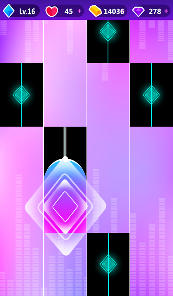 Elena Reitman Piano Tiles Game Screenshot