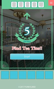 Escape a Tea Salon Game Screenshot