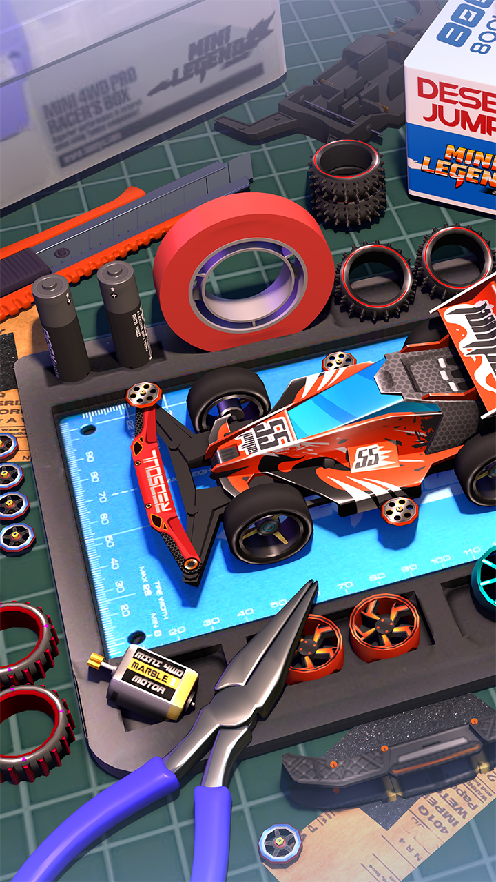 Screenshot 1 of 四驅傳說 - 模擬四驅車賽車遊戲！童年回憶降臨手機時代！ 2.7.21