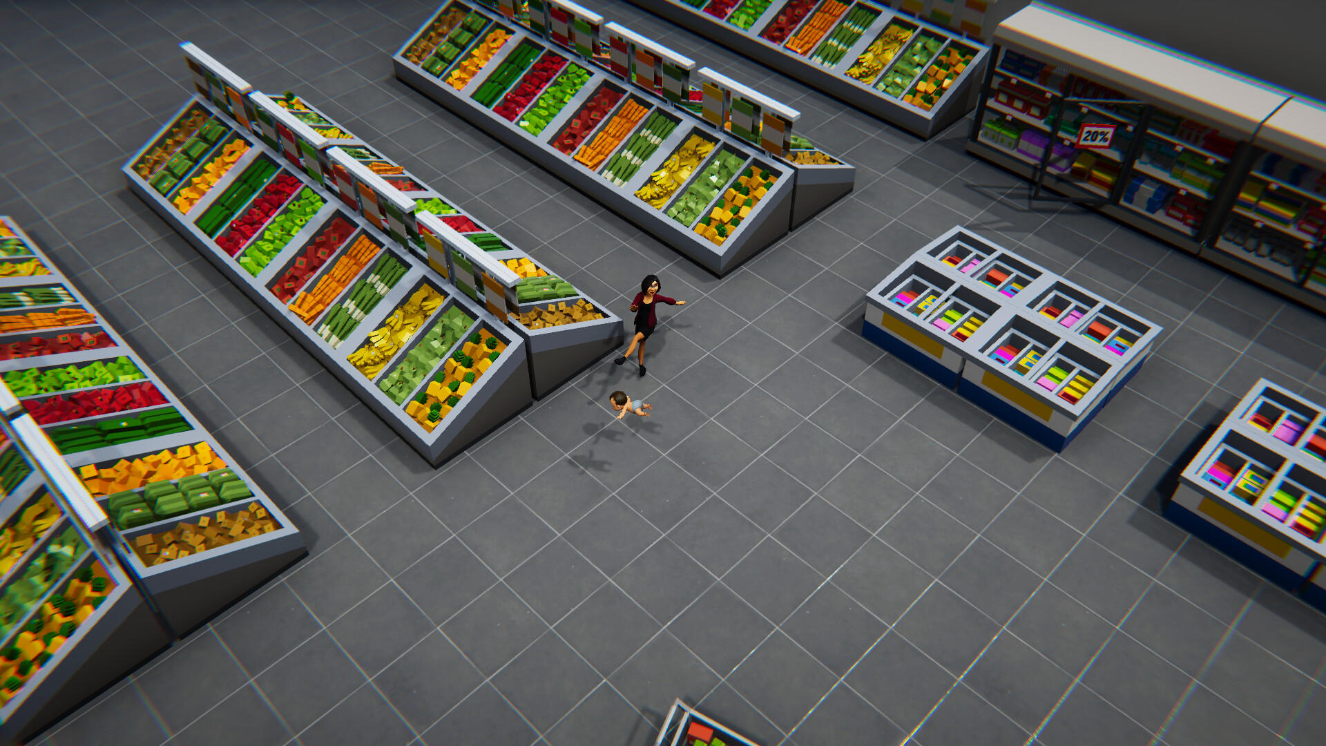 Supermarket Bash ภาพหน้าจอเกม