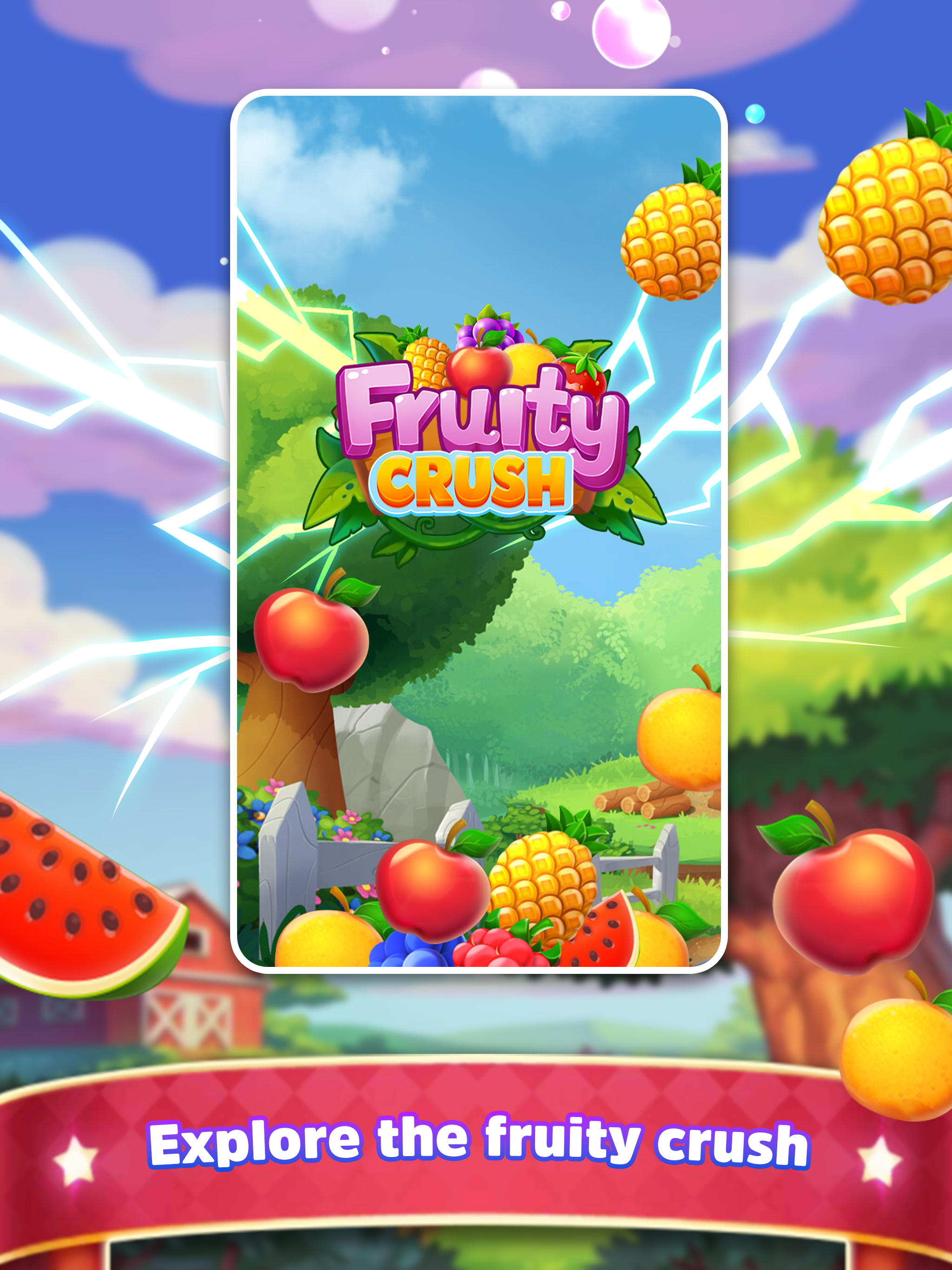 Fruity Crush Фруктовый матч Мобильная версия андроид iOS апк скачать  бесплатно-TapTap