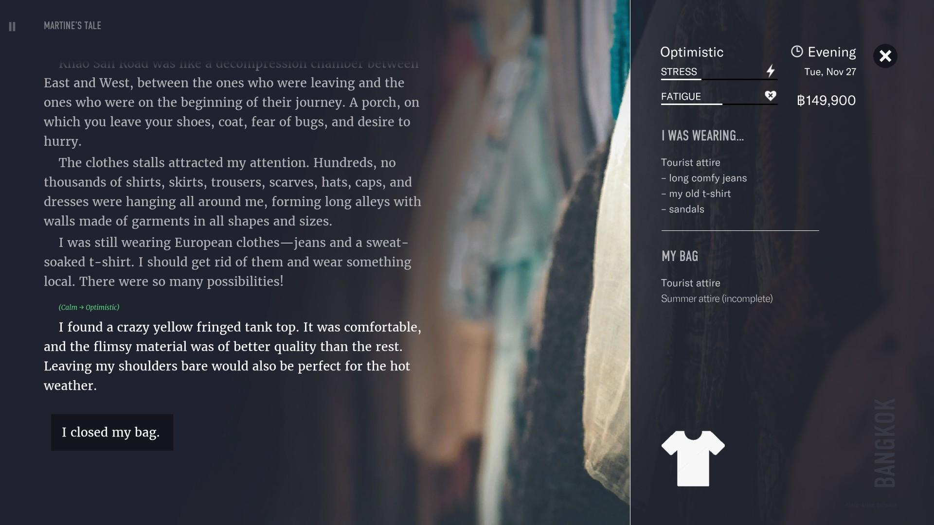 Wanderlust: Bangkok Prelude ภาพหน้าจอเกม