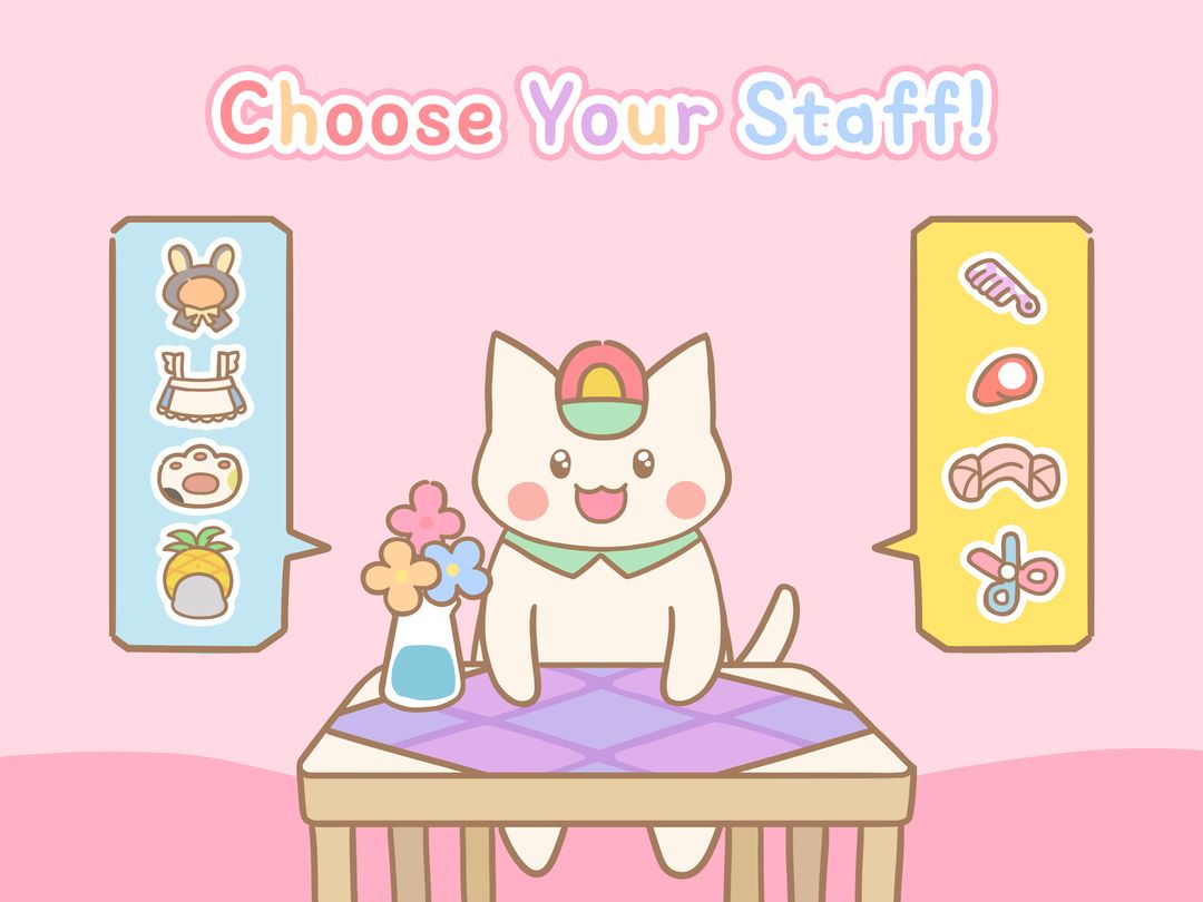 Screenshot of Cat Spa - Cute Idle Simulation