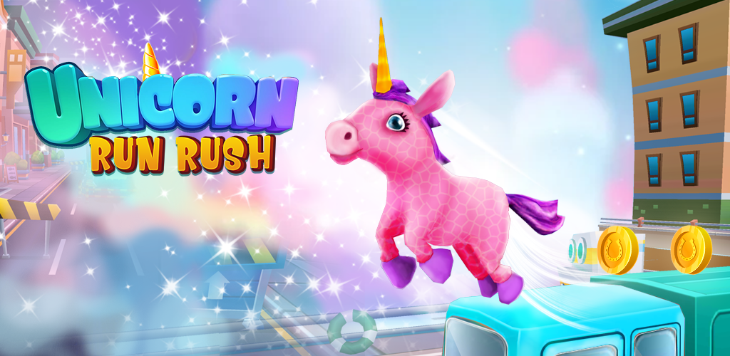 Banner of Unicorn Run Rush: Permainan Pelari Tanpa Kesudahan 