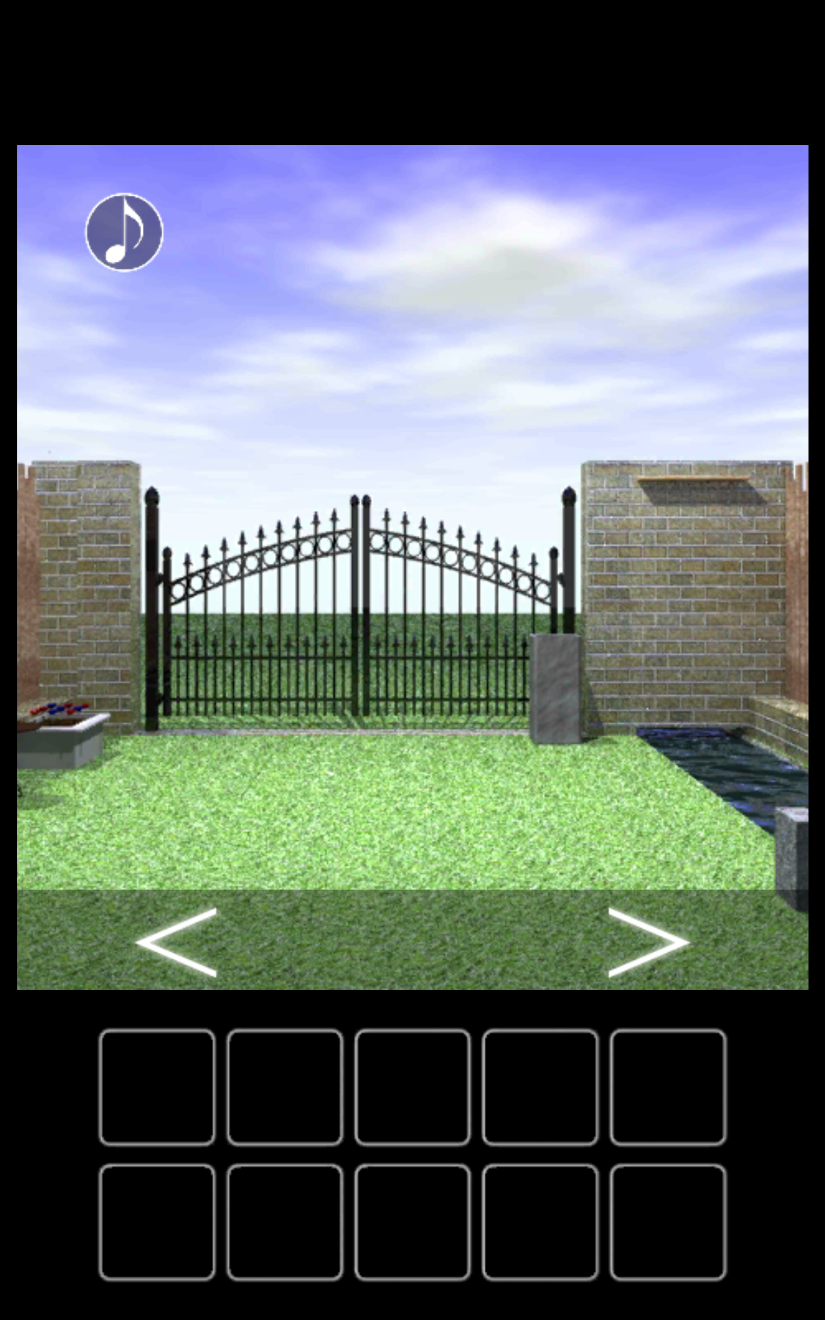 脱出ゲーム 水車のある庭からの脱出 Game Screenshot