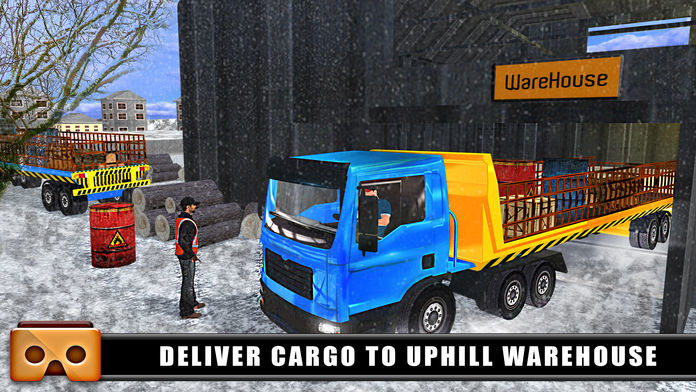 VR Uphill Extreme OffRoad Truck Simulator 게임 스크린 샷