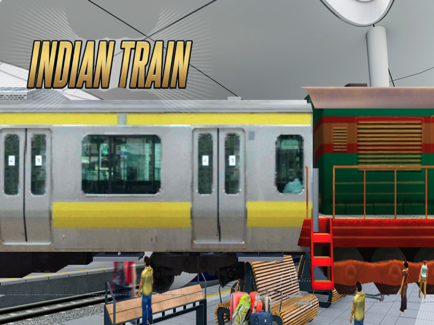 인도 기차 시뮬레이터 23 ภาพหน้าจอเกม