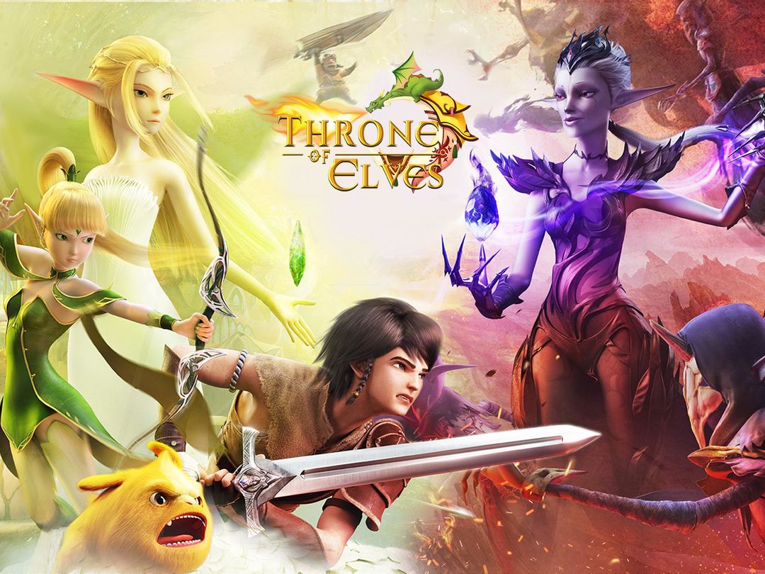 Screenshot of Throne of Elves: 3D Anime Action MMORPG