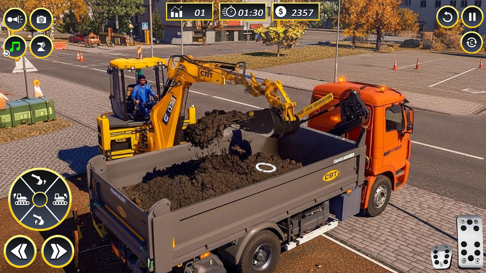 Excavator Sim 3D Construction Game Screenshot