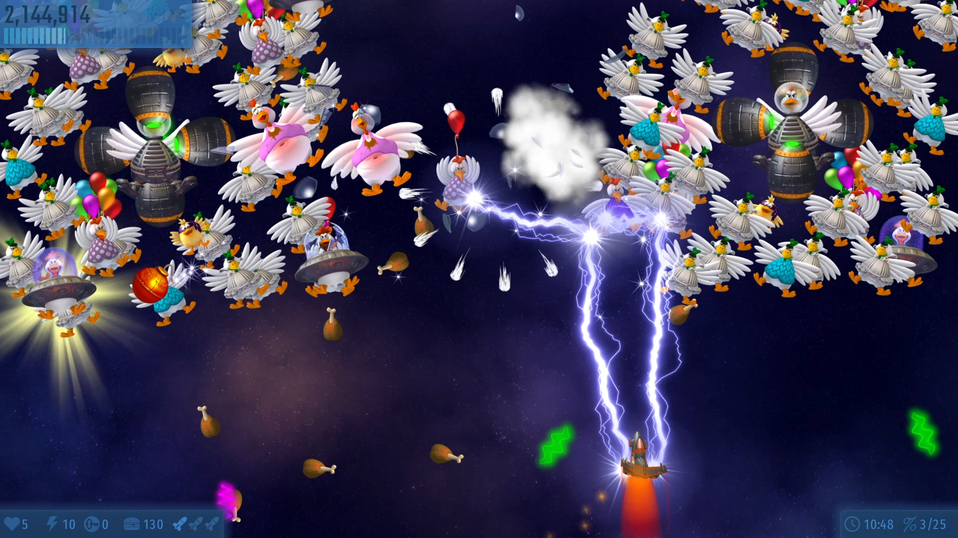 Screenshot 8 of Chicken Invaders Universe