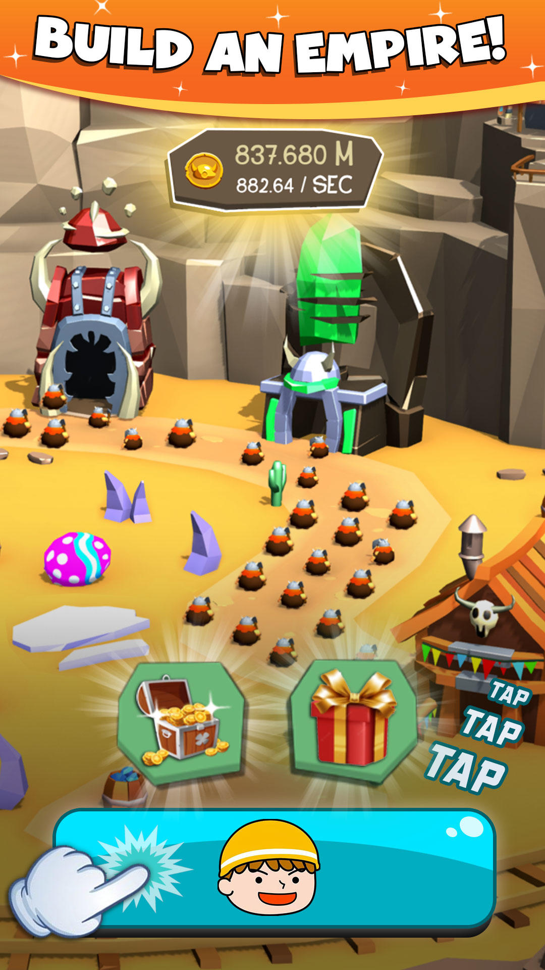 Idle Miner Gold Clicker Games Game Screenshot