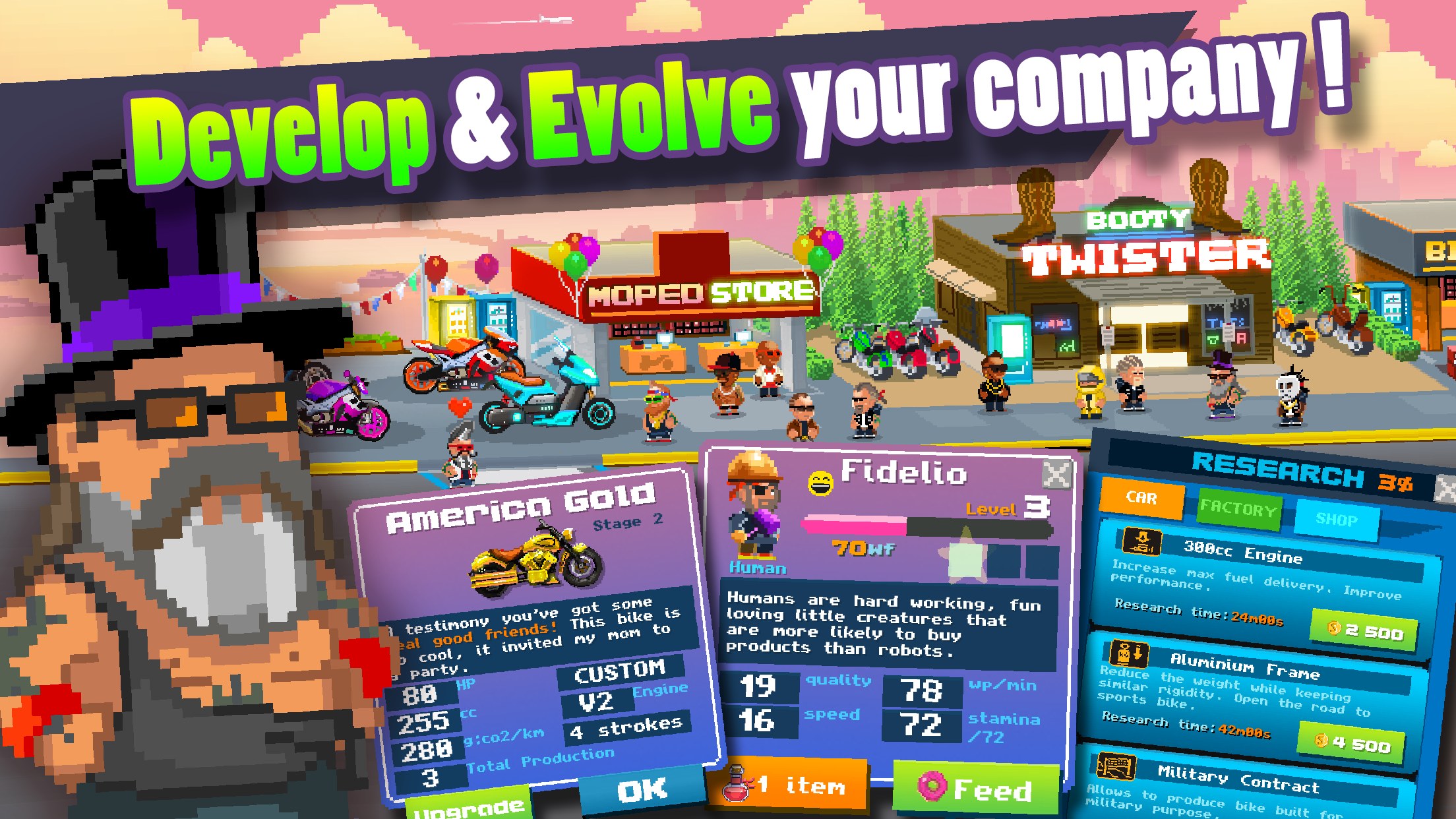 Motor World: Bike Factory ภาพหน้าจอเกม